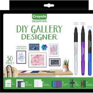 2/30$  NWT CRAYOLA 30PC DIY GALLERY WALL ART SET